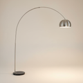 Luxora Modern Chrome Arc Floor Lamp With Adjustable Design | Temsk