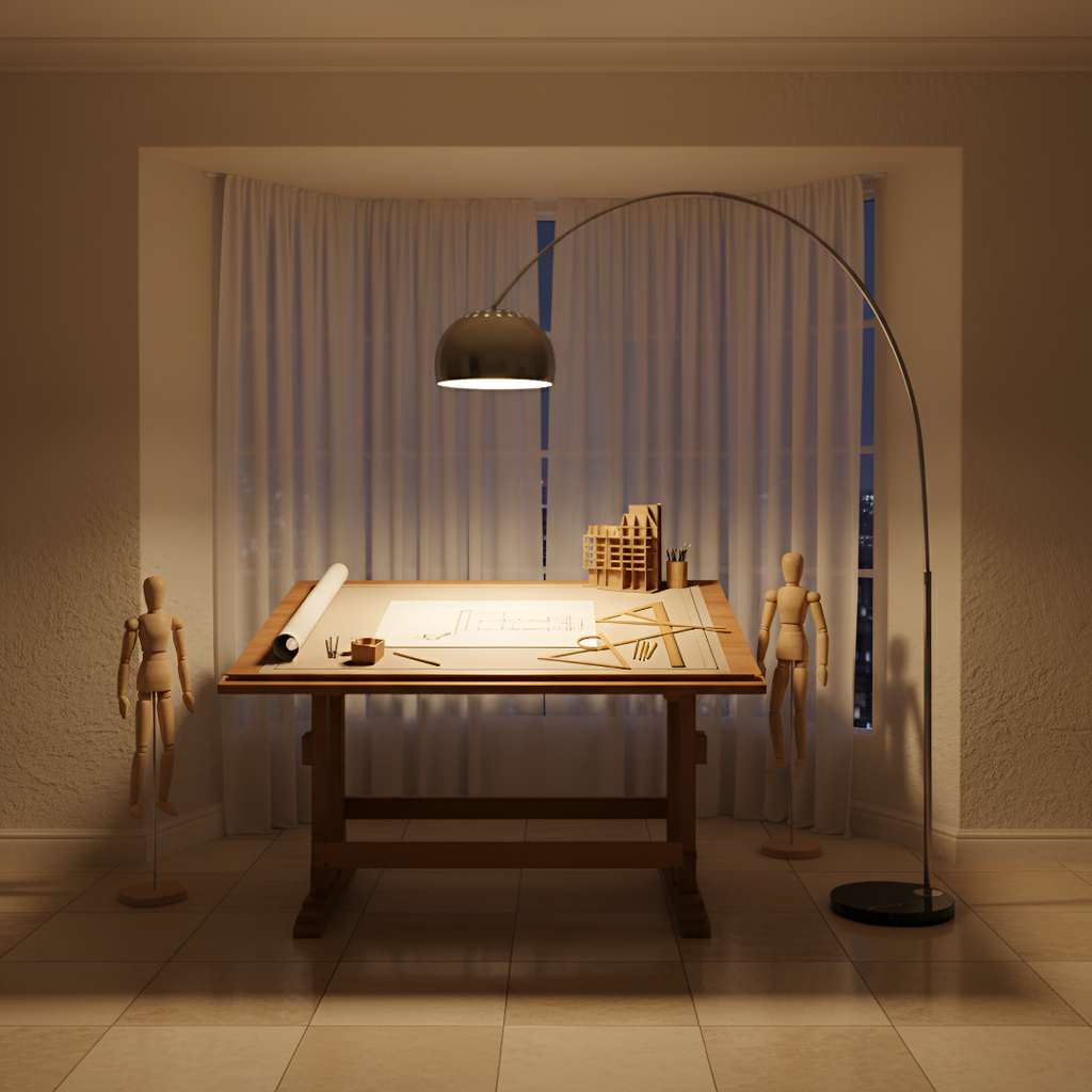 Luxora Modern Chrome Arc Floor Lamp With Adjustable Design | Temsk