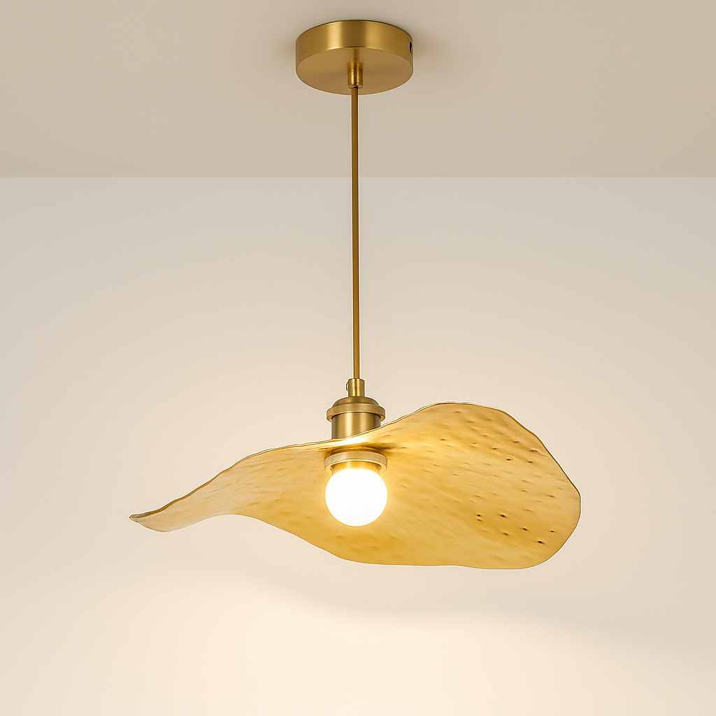 Nova Brass Flush Mount Ceiling Light Fixture For Modern Interiors | Temsk