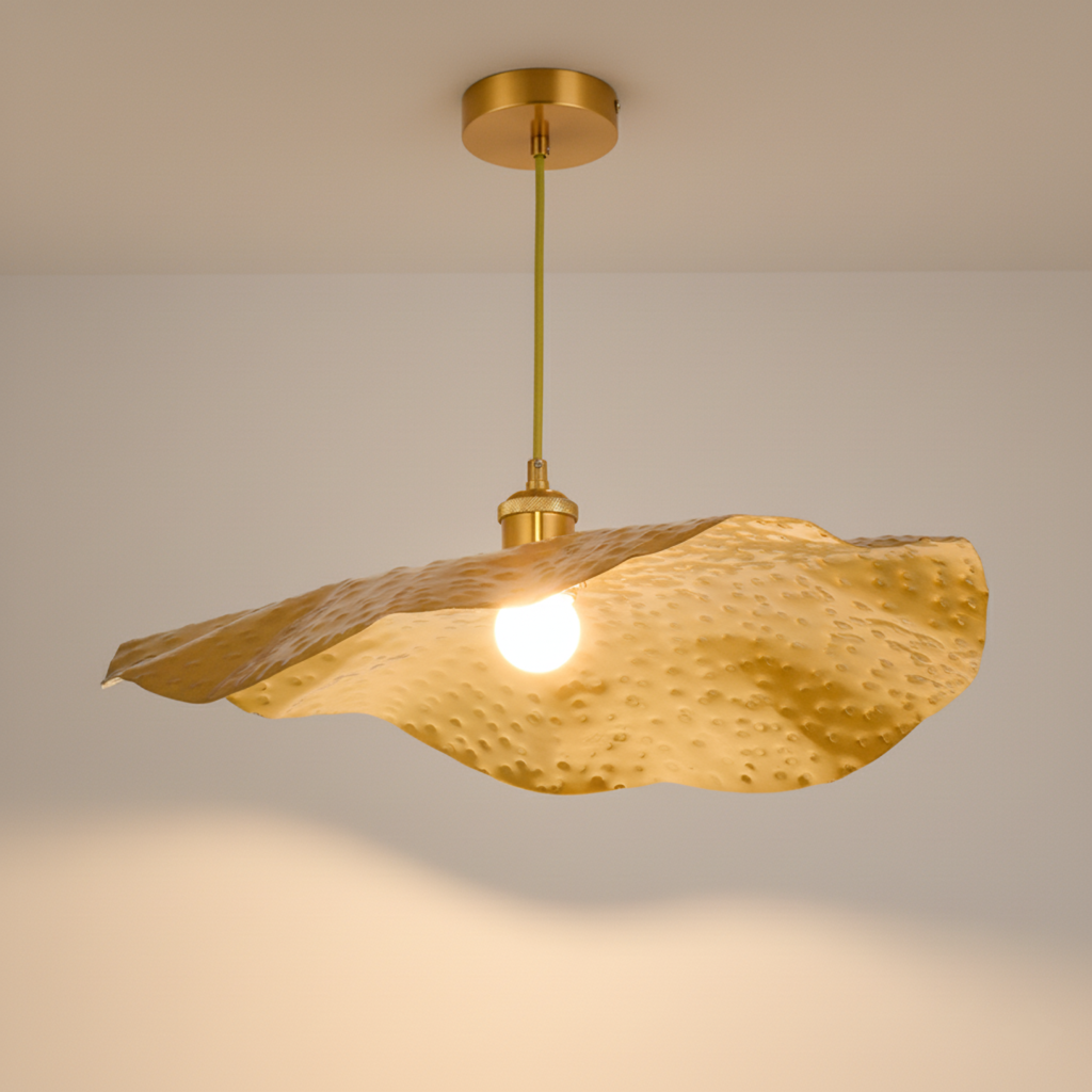 Nova Brass Flush Mount Ceiling Light Fixture For Modern Interiors | Temsk