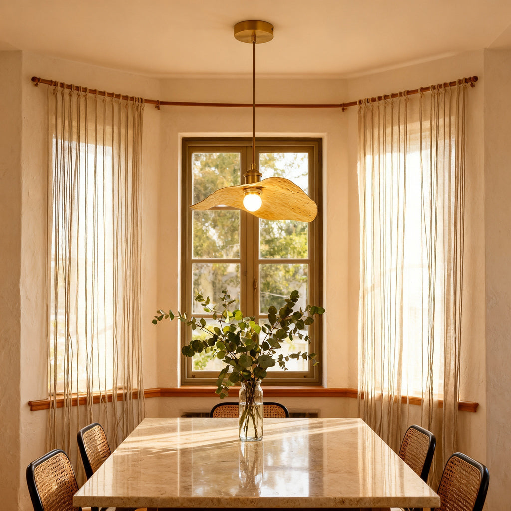 Nova Brass Flush Mount Ceiling Light Fixture For Modern Interiors | Temsk