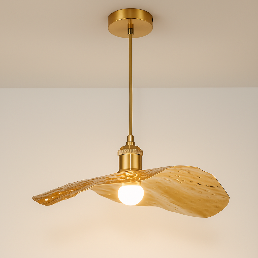 Nova Brass Flush Mount Ceiling Light Fixture For Modern Interiors | Temsk