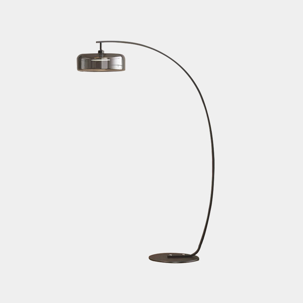 Arched Glass Floor Lamp For Modern Living Spaces And Ambience | Temsk