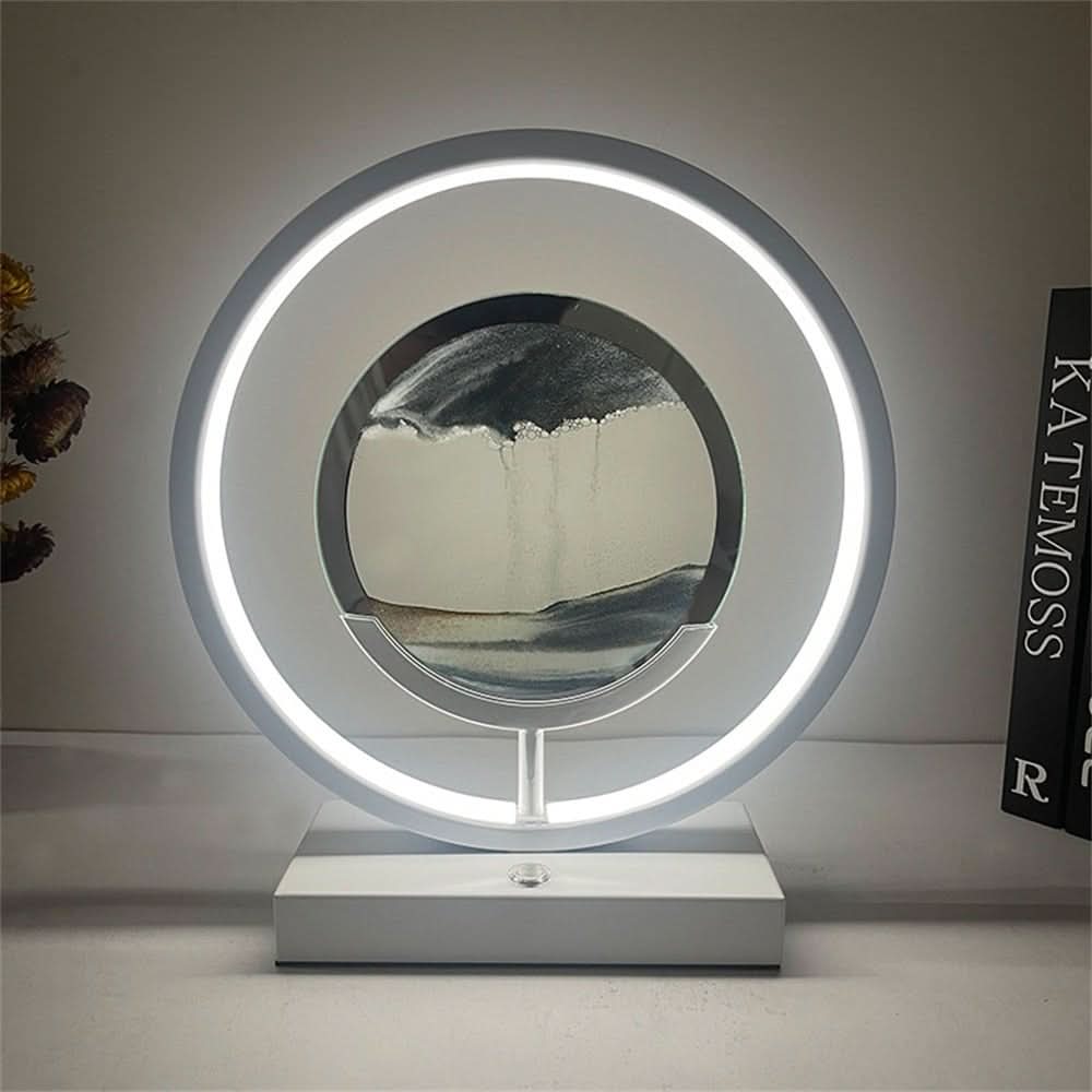 Flow Sand 3D LED Sand Art Table Lamp With USB Charging For Relaxing Ambiance | Temsk