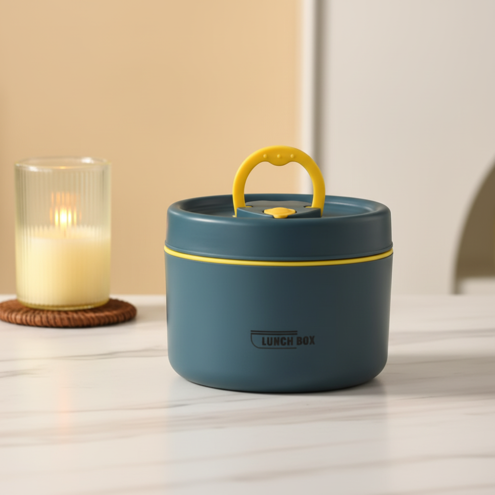 Edelstahl Isolierte Lunchbox mit auslaufsicherem Lebensmittelbehälter | Temsk