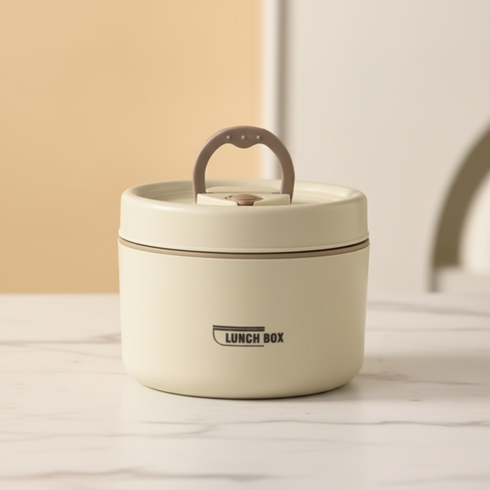 Edelstahl Isolierte Lunchbox mit auslaufsicherem Lebensmittelbehälter | Temsk