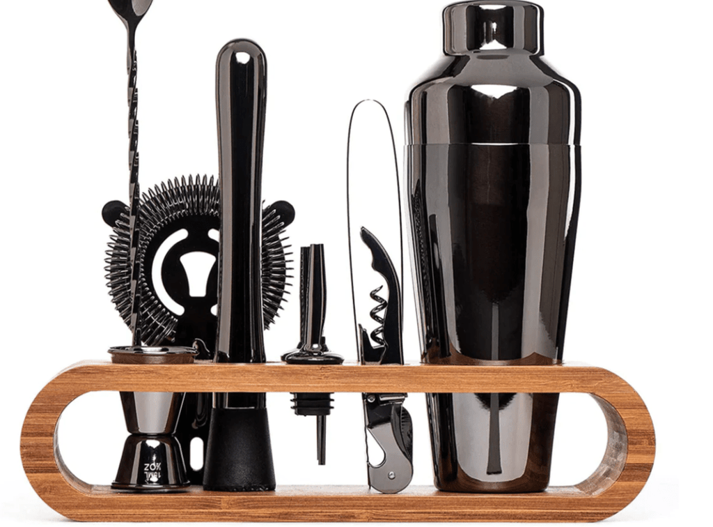 Aurora Bar Set 10 Piece Stainless Steel Cocktail Set For Stylish Drinks | Temsk