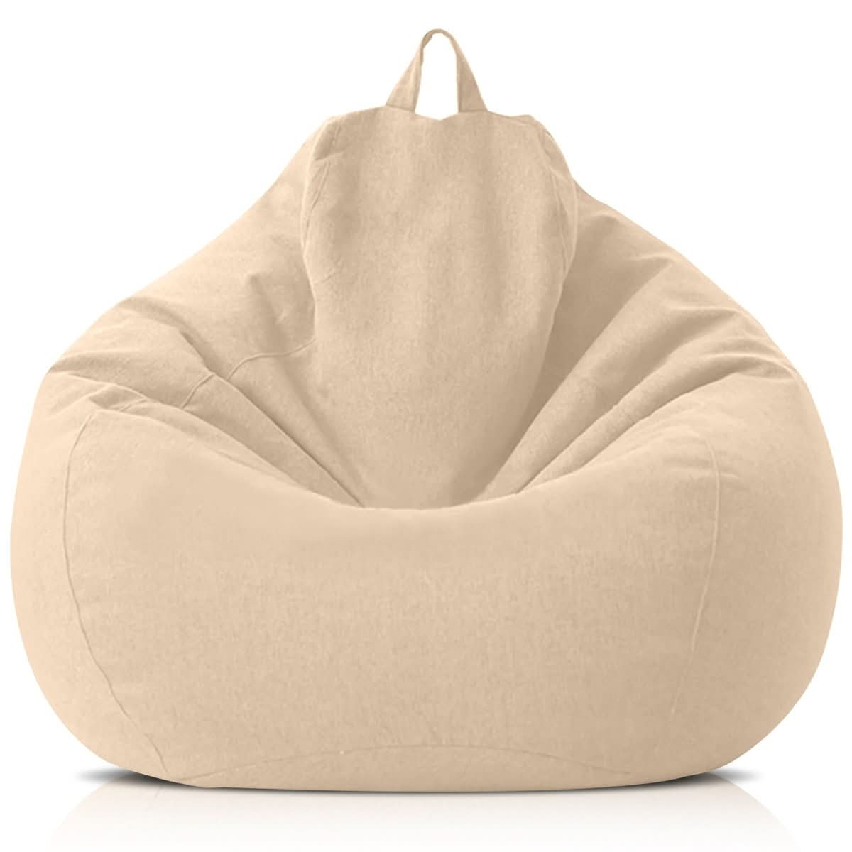 LinenLuxe Luxurious Linen Bean Bag Set With Filling | Temsk