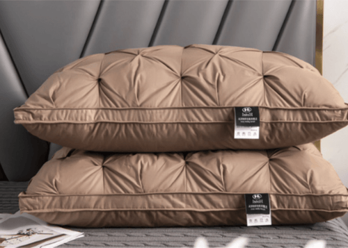 Almofadas AstraCloud de luxo com extremidades completas para um sono reparador — proporcionam suporte e conforto, moldando a cabeça e o pescoço Temsk