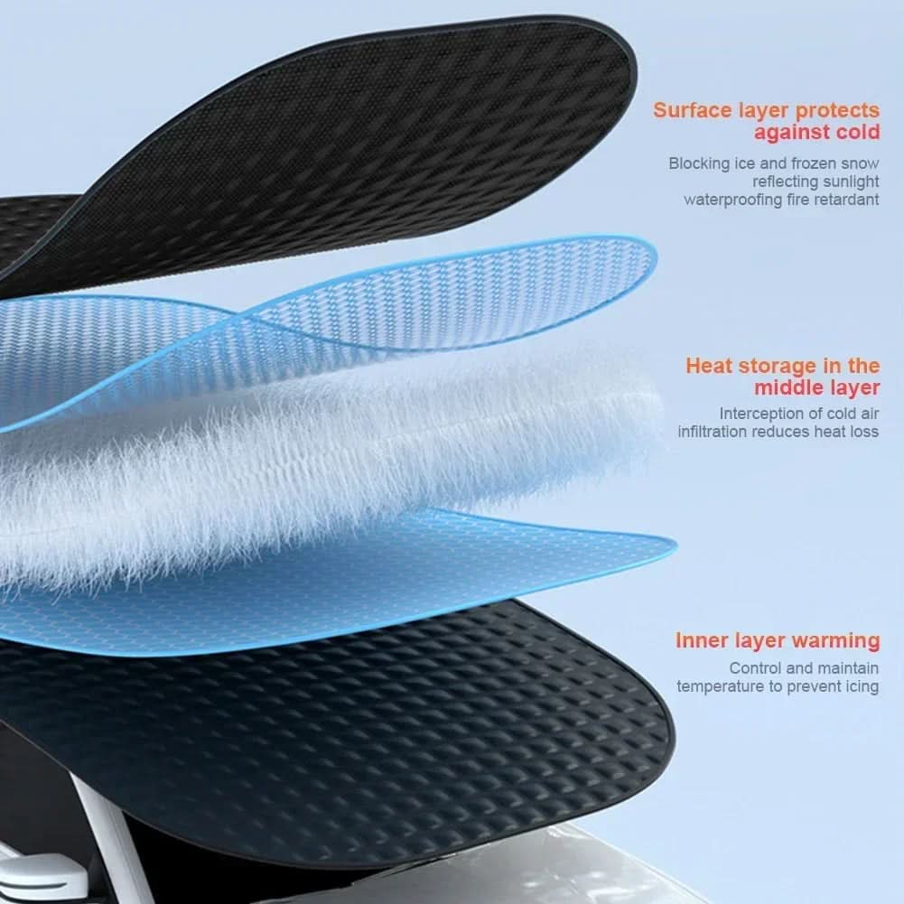 AeroShield Magnetic Frost-Resistant Car Cover With Heat-Reflective Design | Temsk