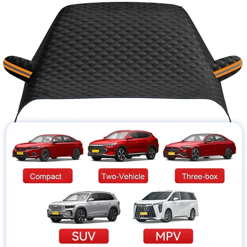 AeroShield Magnetic Frost-Resistant Car Cover With Heat-Reflective Design | Temsk
