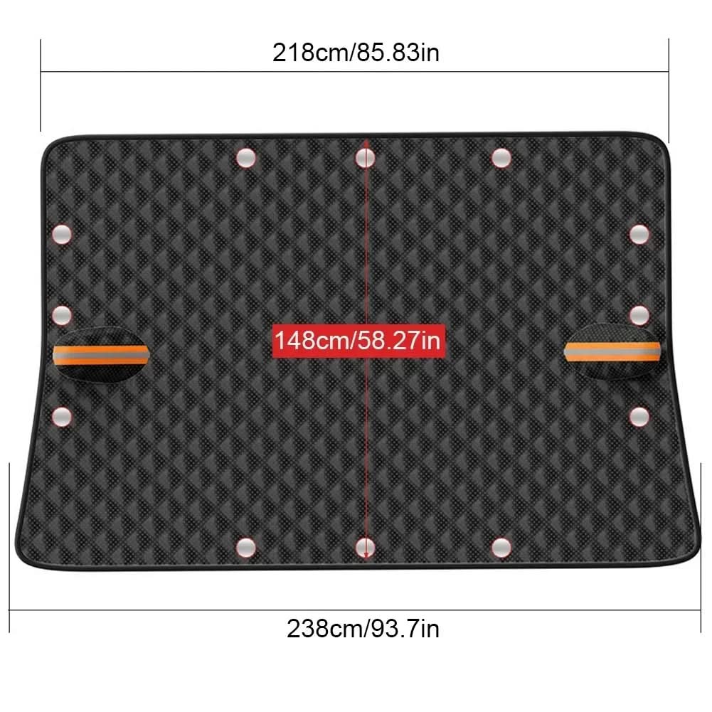 AeroShield Magnetic Frost-Resistant Car Cover With Heat-Reflective Design | Temsk