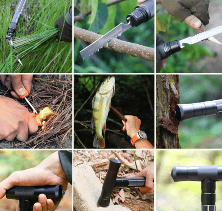 SummitTrail Multifunctional Aluminum Trekking Pole For Outdoor Adventures | Temsk
