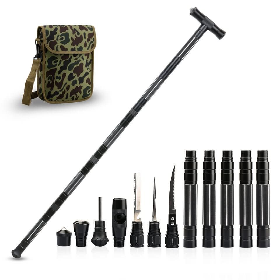 SummitTrail Multifunctional Aluminum Trekking Pole For Outdoor Adventures | Temsk