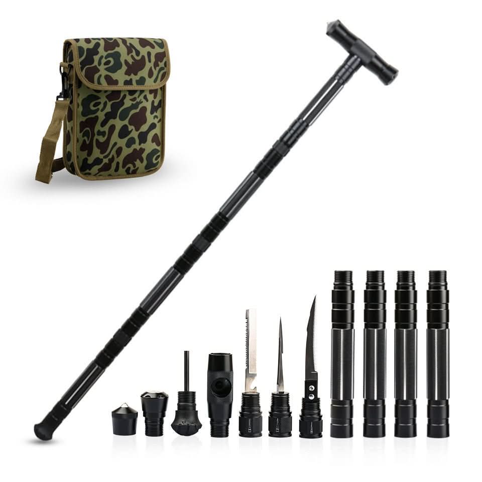 SummitTrail Multifunctional Aluminum Trekking Pole For Outdoor Adventures | Temsk