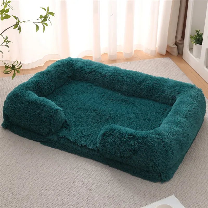 SnugNest Memory Foam Dog Bed With Plush Side Supports | Temsk