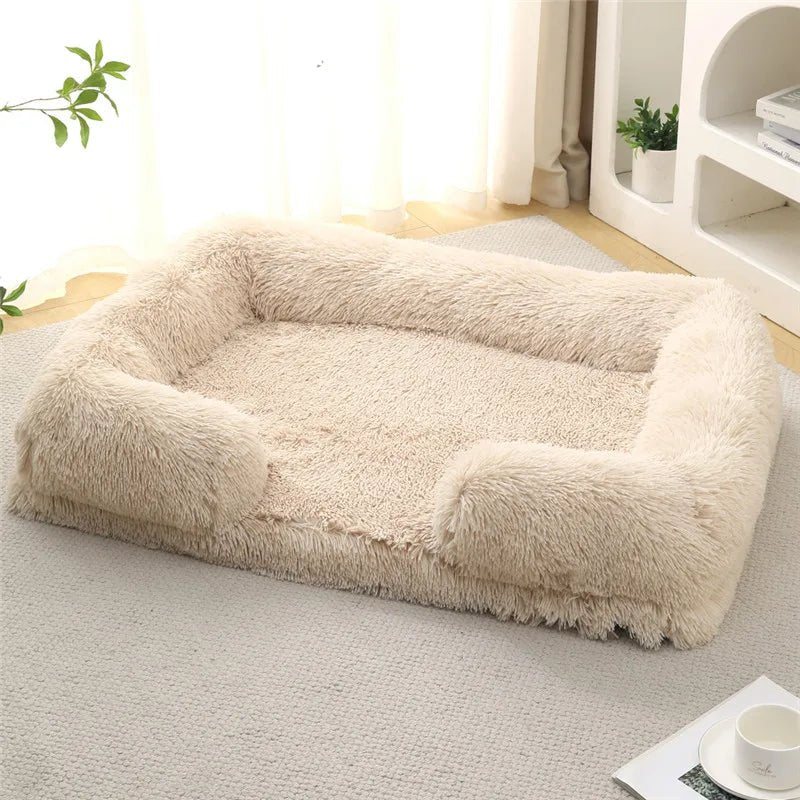 SnugNest Memory Foam Dog Bed With Plush Side Supports | Temsk