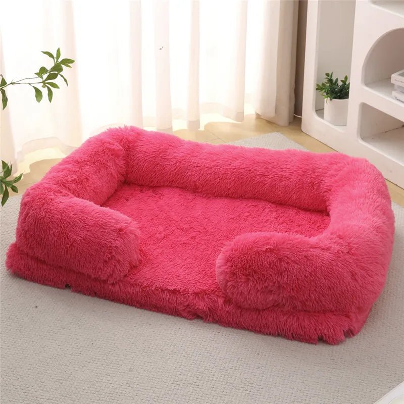 SnugNest Memory Foam Dog Bed With Plush Side Supports | Temsk