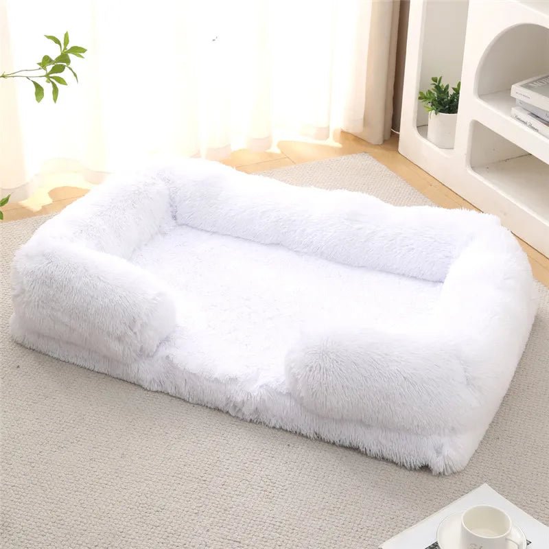 SnugNest Memory Foam Dog Bed With Plush Side Supports | Temsk