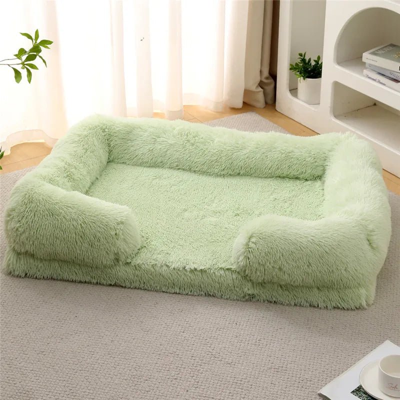 SnugNest Memory Foam Dog Bed With Plush Side Supports | Temsk