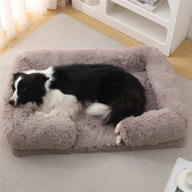 SnugNest Memory Foam Dog Bed With Plush Side Supports | Temsk