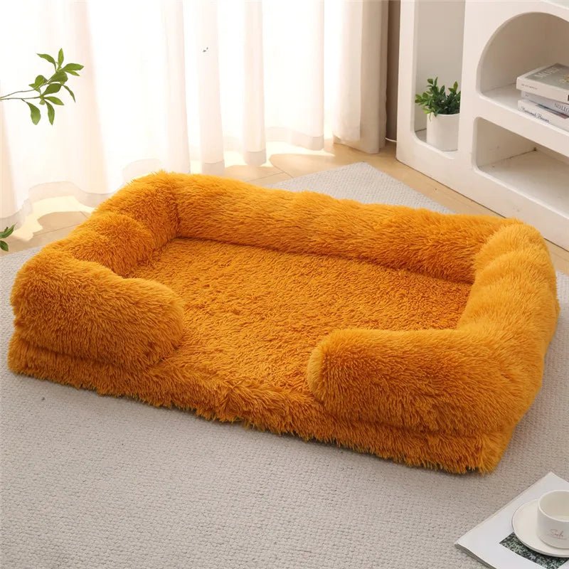 SnugNest Memory Foam Dog Bed With Plush Side Supports | Temsk