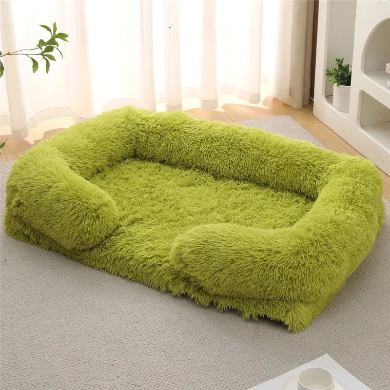 SnugNest Memory Foam Dog Bed With Plush Side Supports | Temsk