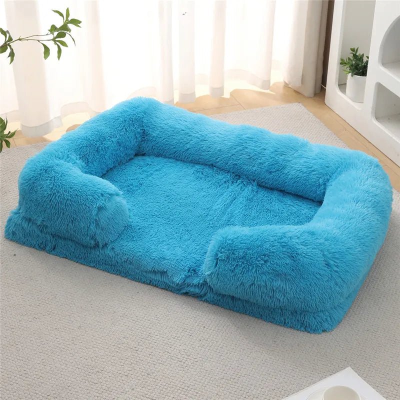 SnugNest Memory Foam Dog Bed With Plush Side Supports | Temsk