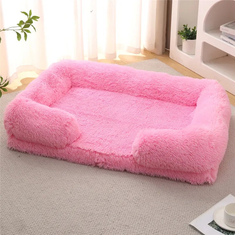 SnugNest Memory Foam Dog Bed With Plush Side Supports | Temsk