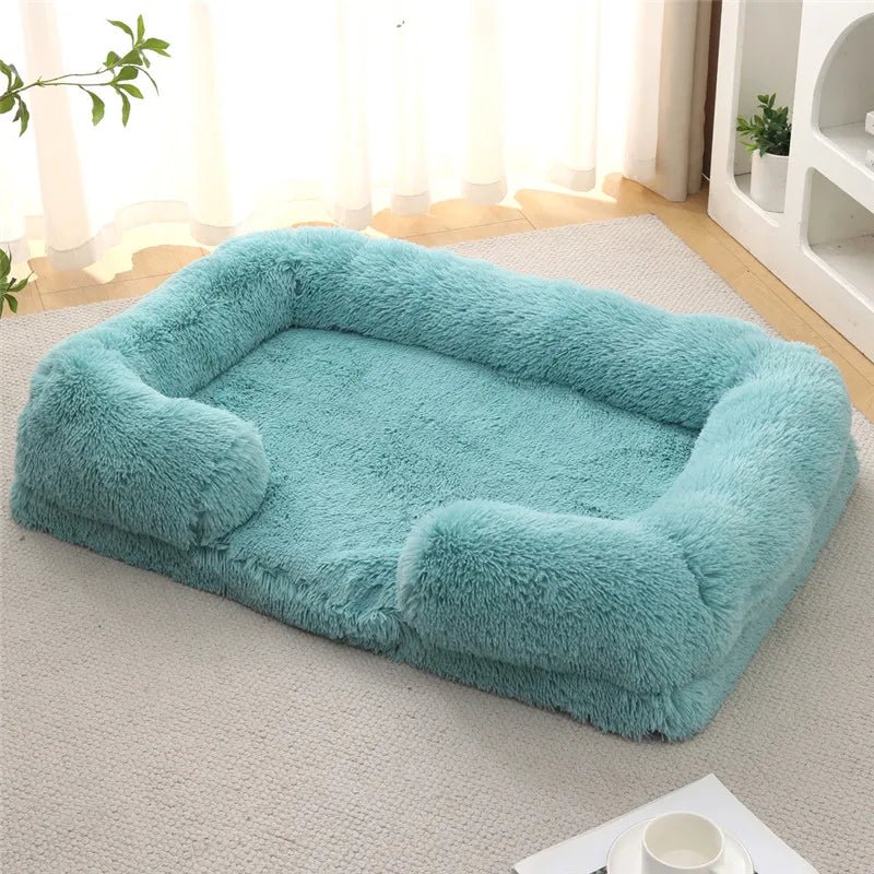 SnugNest Memory Foam Dog Bed With Plush Side Supports | Temsk