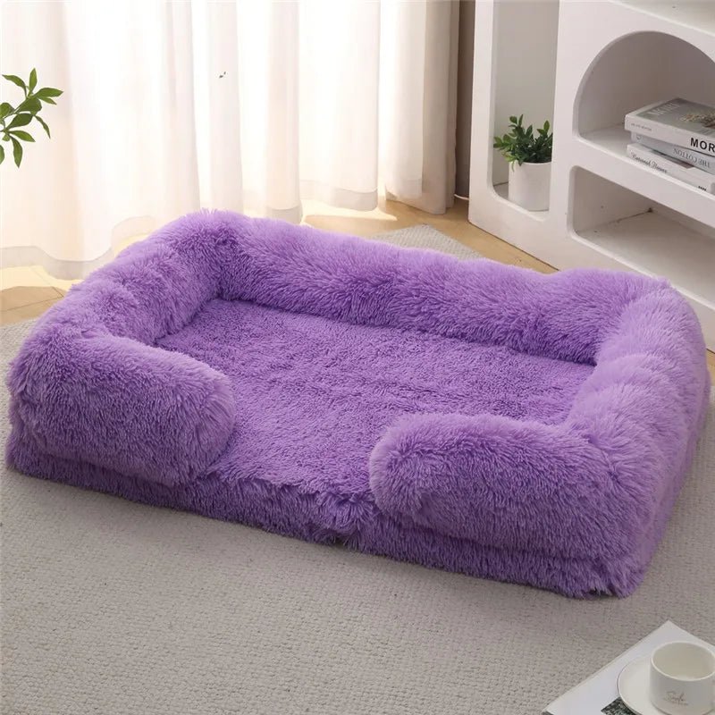 SnugNest Memory Foam Dog Bed With Plush Side Supports | Temsk