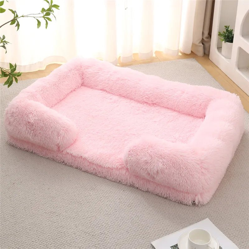 SnugNest Memory Foam Dog Bed With Plush Side Supports | Temsk