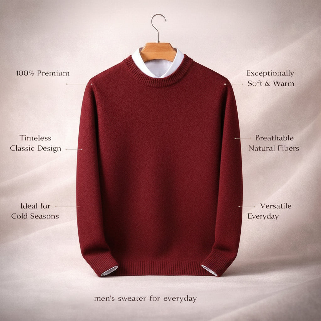 Men's Winter Pullover Sweater For Warmth And Comfort | Temsk