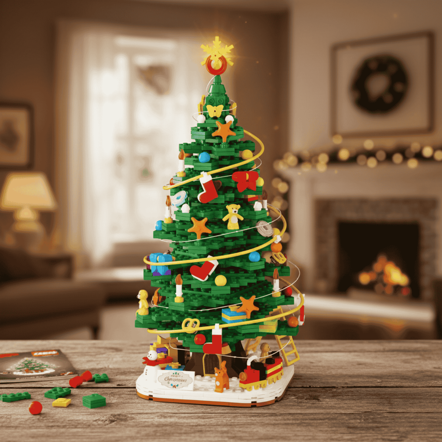 HolidaySpark 1102 Piece Christmas Advent Calendar For Creative Holiday Memories | Temsk