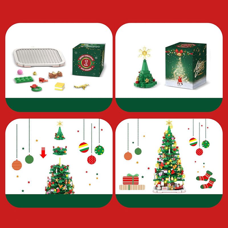 HolidaySpark 1102 Piece Christmas Advent Calendar For Creative Holiday Memories | Temsk