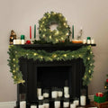 LumaArc LED Christmas Wreath For Warm Festive Glow | Temsk