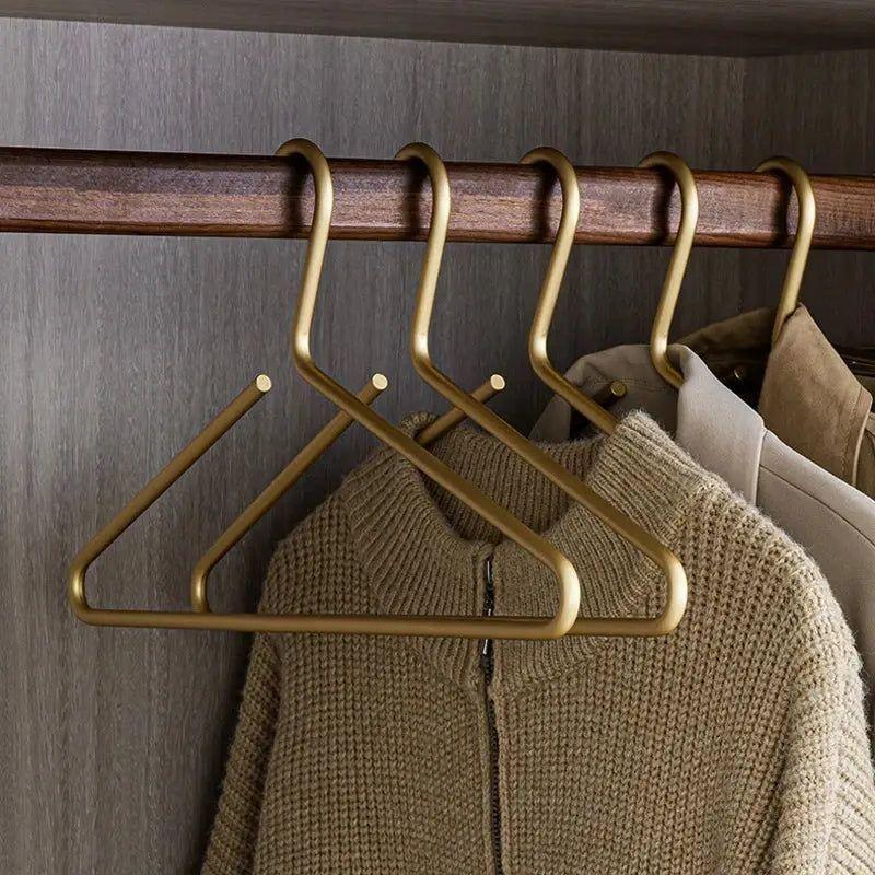 LustraHanger Elegant Gold And Silver Hanger Set For Neat Space Saving Home Wardrobes | Temsk
