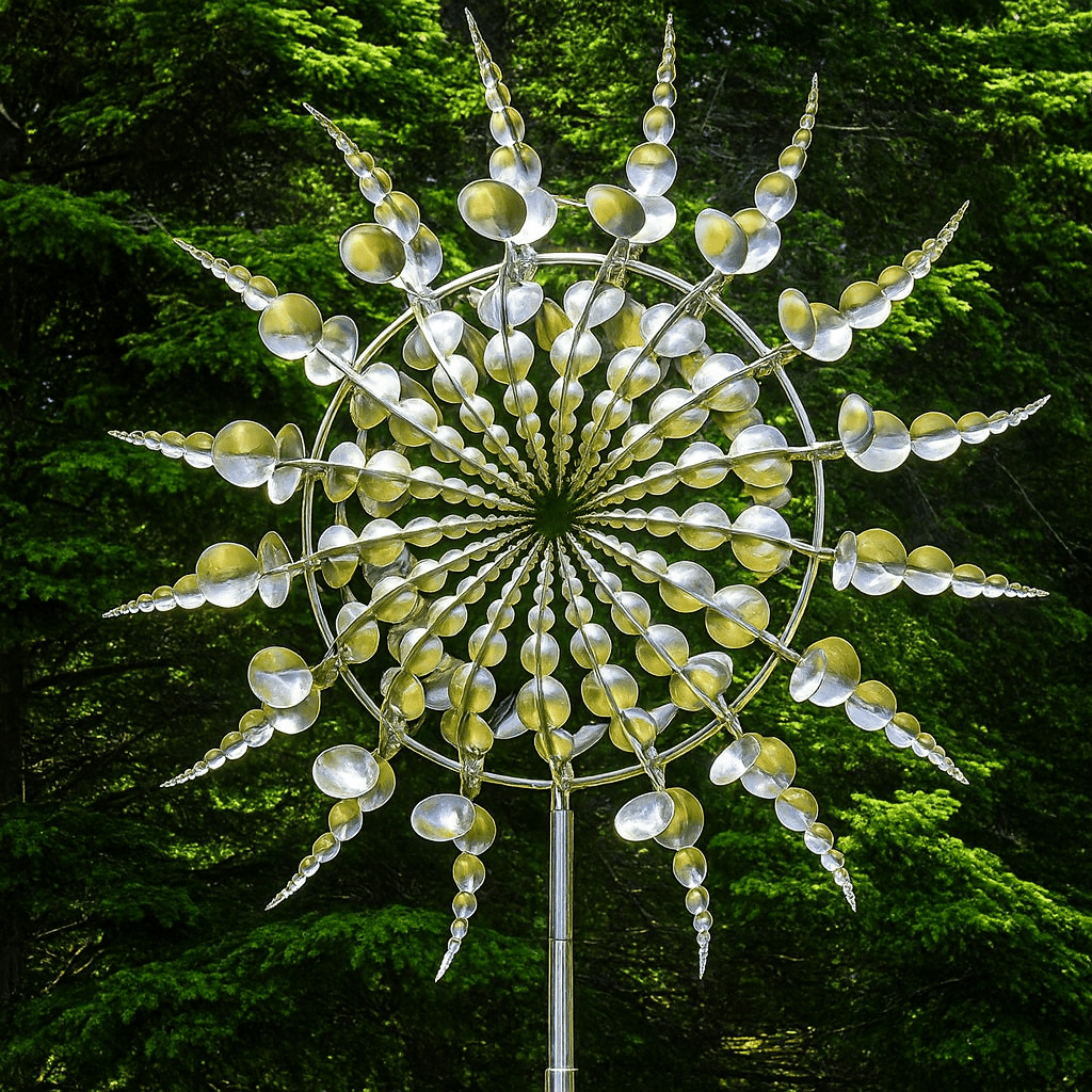 AeroWeave Premium Wind Spinner With Double Rotation For Elegant Outdoor Area | Temsk