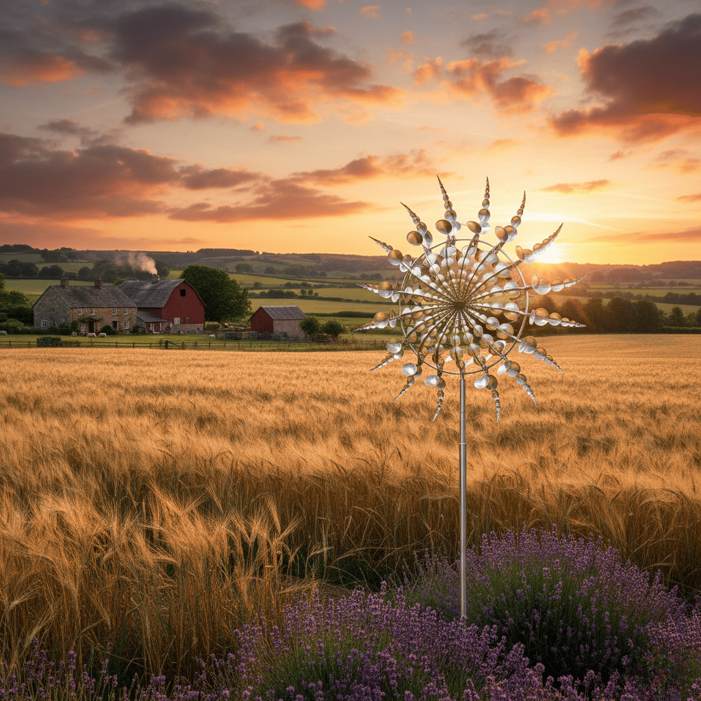 AeroWeave Premium Wind Spinner With Double Rotation For Elegant Outdoor Area | Temsk