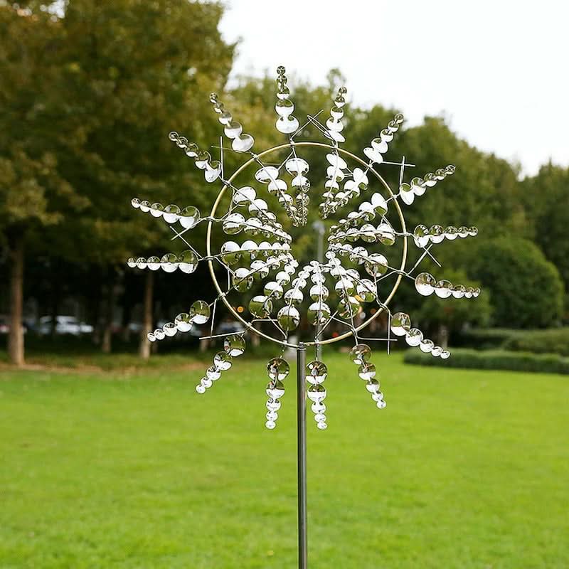 AeroWeave Premium Wind Spinner With Double Rotation For Elegant Outdoor Area | Temsk