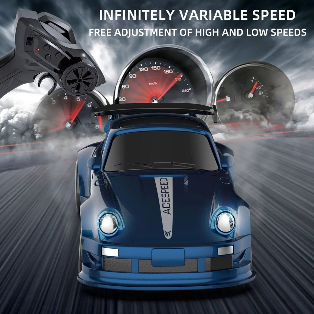 VoltBite 1:64 Mini Racing Car With 2.4 GHz Remote Control And Drift Tires | Temsk