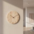 Calmwood Elegant Wall Clock Made Of Solid Wood With Pendulum Mechanism | Temsk