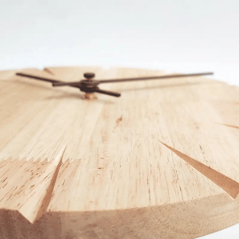 Calmwood Elegant Wall Clock Made Of Solid Wood With Pendulum Mechanism | Temsk