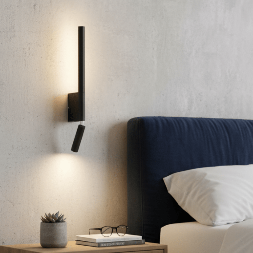 SerenGlow minimalistisk væglampe med varmt hvidt LED-lys | Temsk