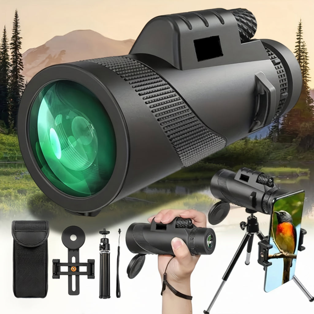 8x42 Monocular Scope With Phone Adapter For Outdoor Viewing | Temsk