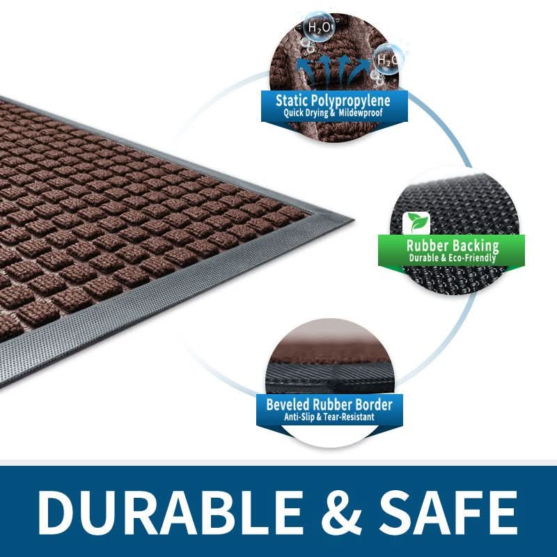 EntryGuard All-Weather Anti-Slip Floor Mat for Clean Floors | Temsk