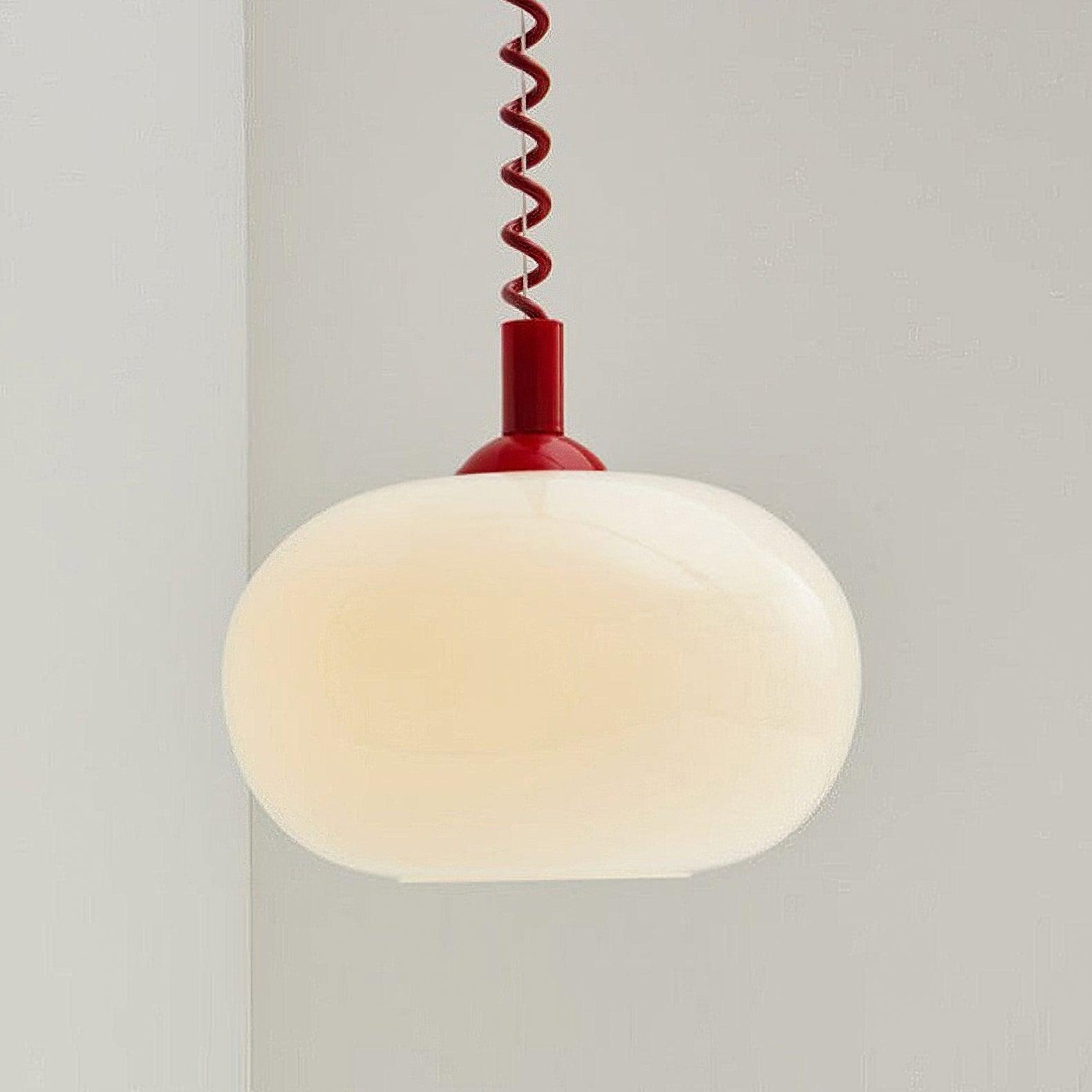 Celestra Macaron-Shaped Pendant Light With Soft Color Palette | Snurv | Temsk