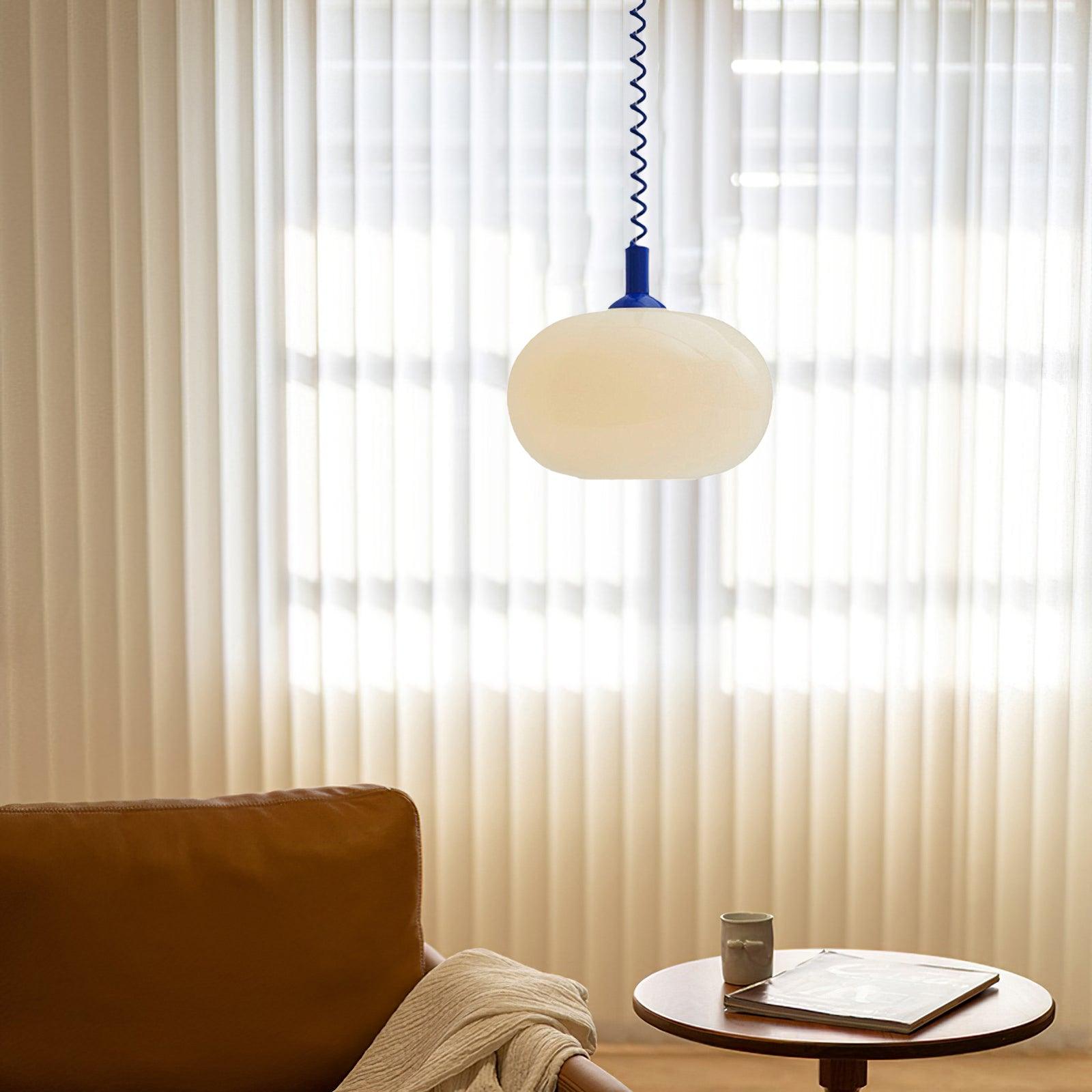 Celestra Macaron-Shaped Pendant Light With Soft Color Palette | Snurv | Temsk