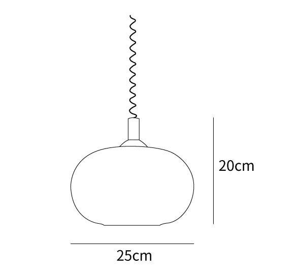 Celestra Macaron-Shaped Pendant Light With Soft Color Palette | Snurv | Temsk