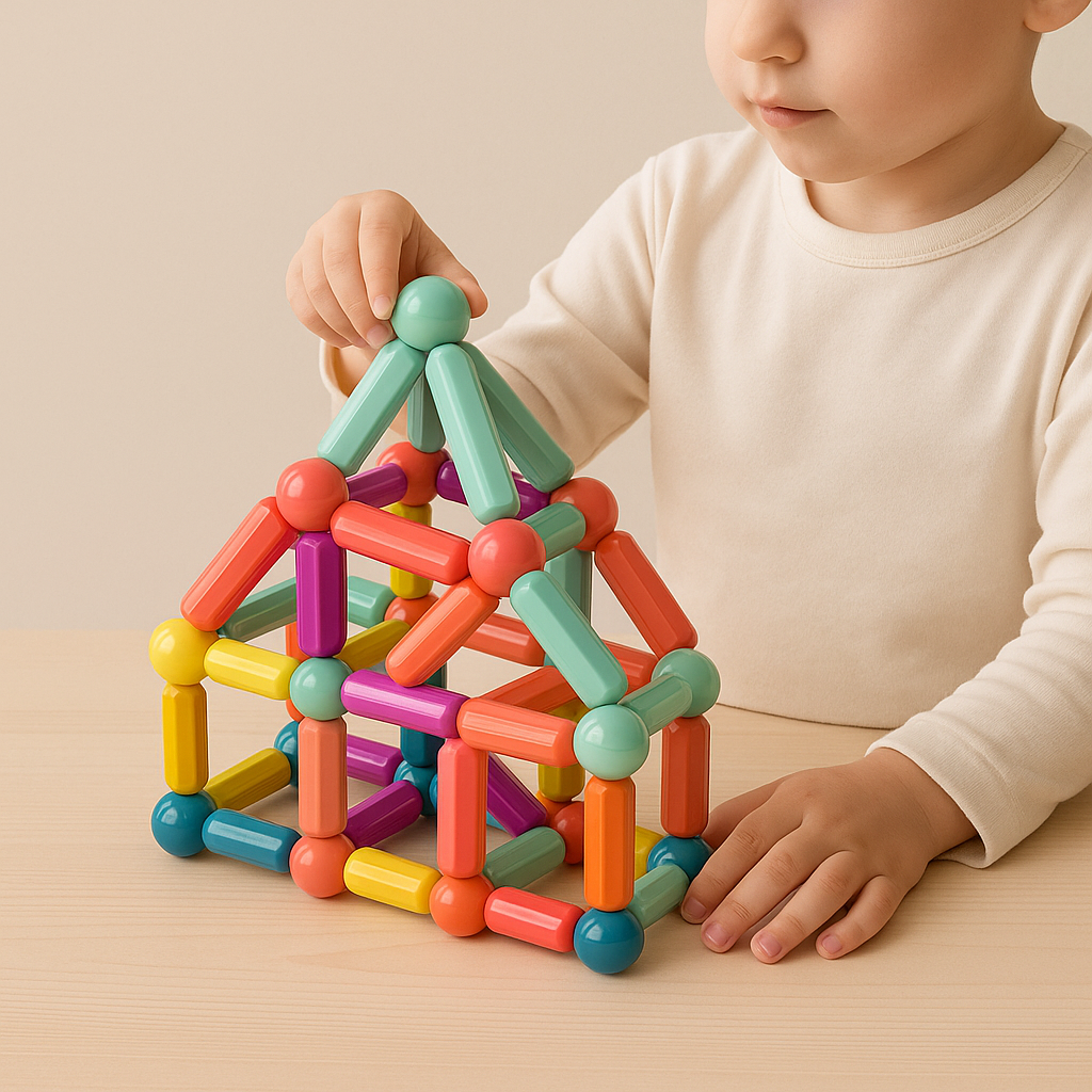 Sada magnetických bloků pro STEM učení a kreativní hru | Temsk